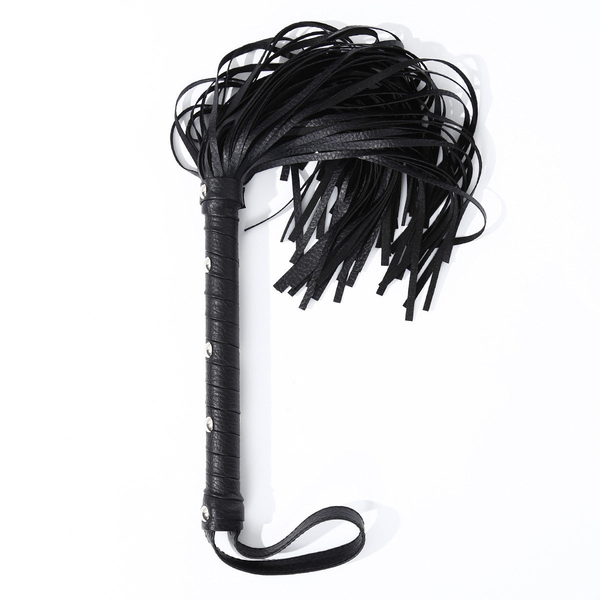 BDSM skórzany bicz – Flogger z kolczastą rączką dla kobiet i par
