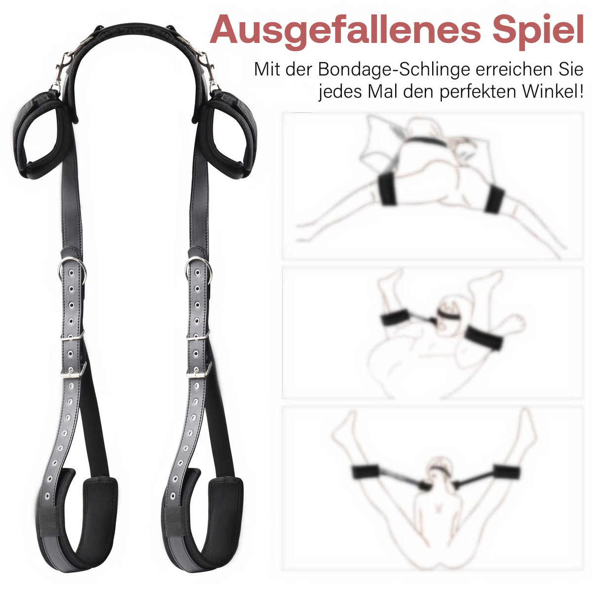 Regulowany zestaw do BDSM do zaawansowanej zabawy w bondage