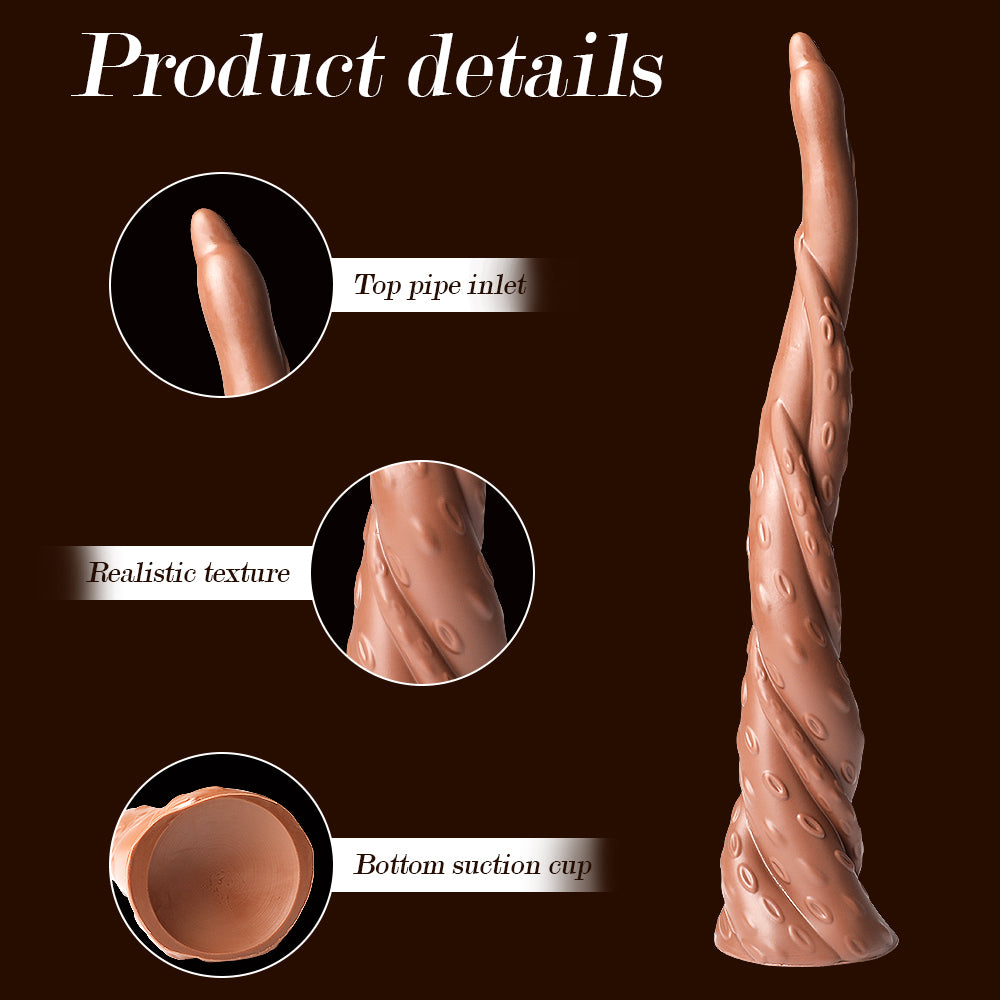 16 cali Monster Spiral Design super długi dildo z przyssawką