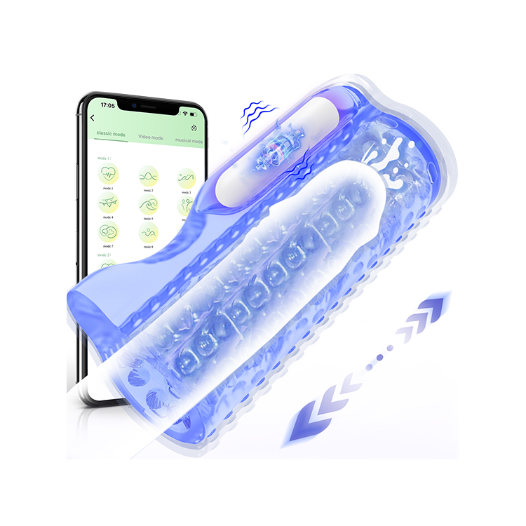 App Wibrator Stroker - 3D Wewnętrzna Struktura