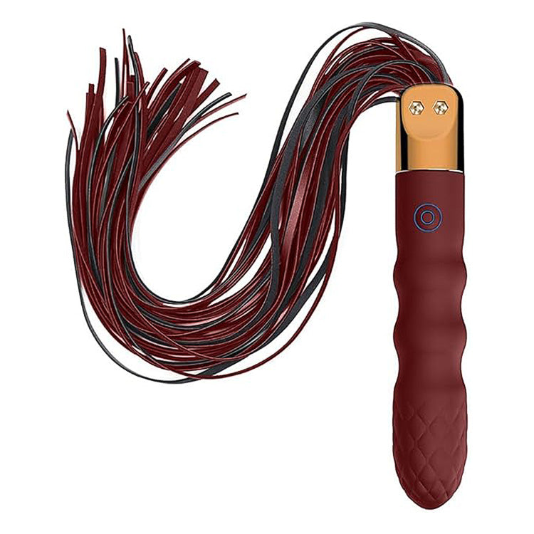 Wibratorowy bicz z wibratorem punktu G
