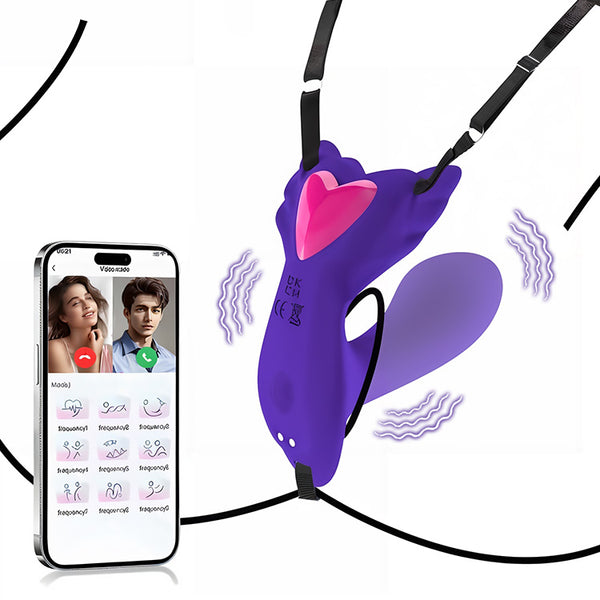 Wearable Dual Motor Vibrator with APP Control for Clitoral and G-Spot Stimulation