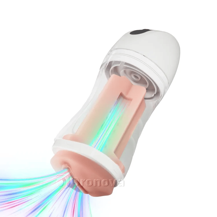 Męski automatyczny ssąco-wibrujący masturbator – 10 trybów stymulacji