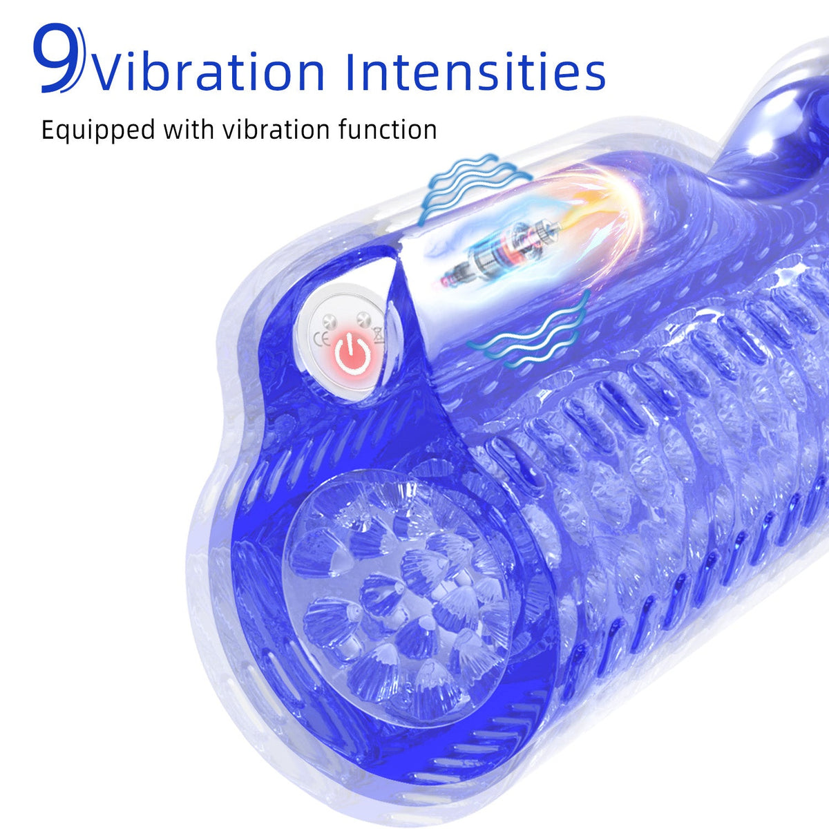 App Wibrator Stroker - 3D Wewnętrzna Struktura